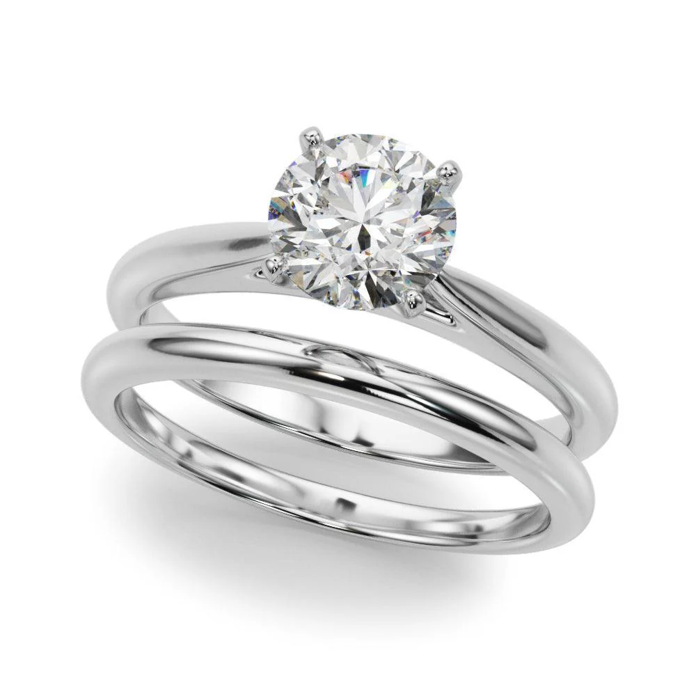 Abigail Solitaire Engagement Ring 1.0 Ct IGI Certified - Image 3
