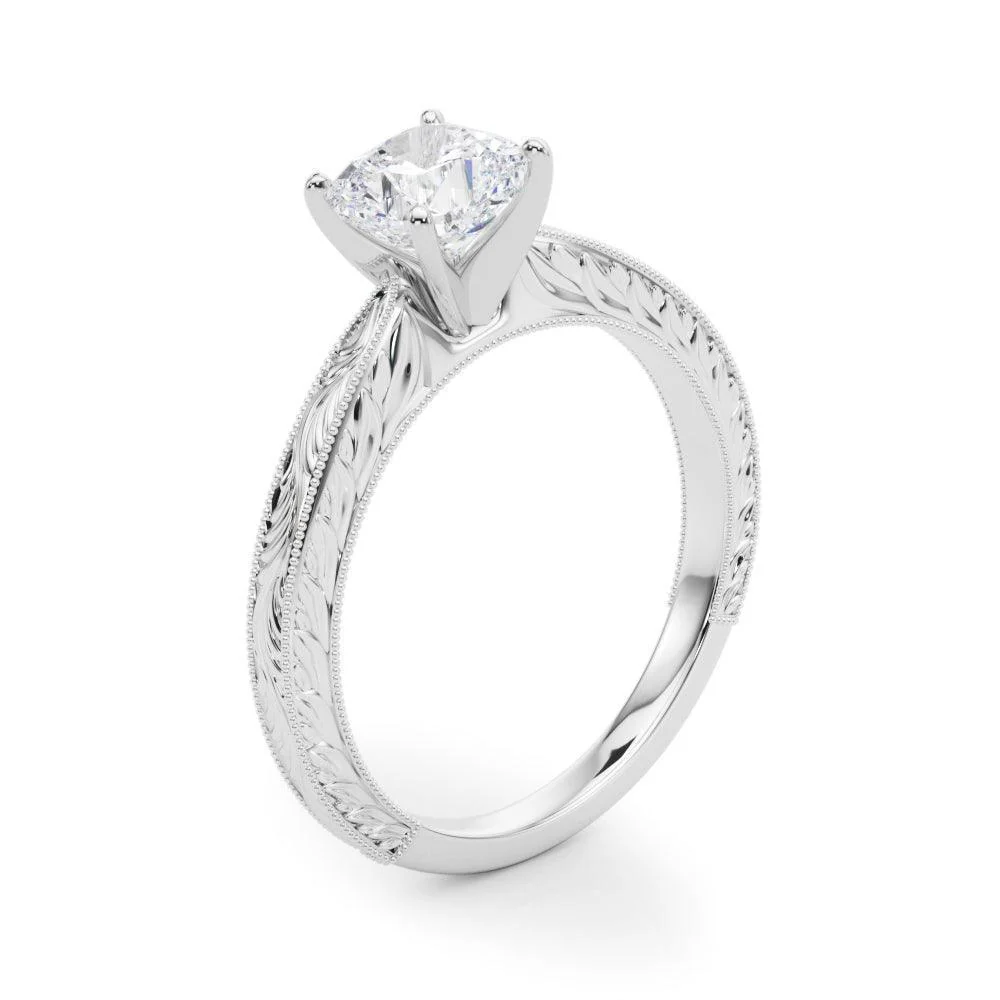 Addison Cushion Engagement Ring 1.0 Ct IGI Certified - Image 3