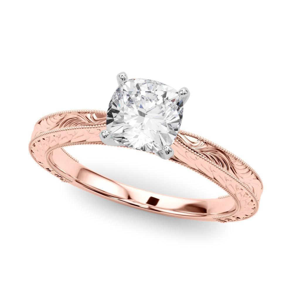 Addison Cushion Engagement Ring 1.0 Ct IGI Certified - Image 6