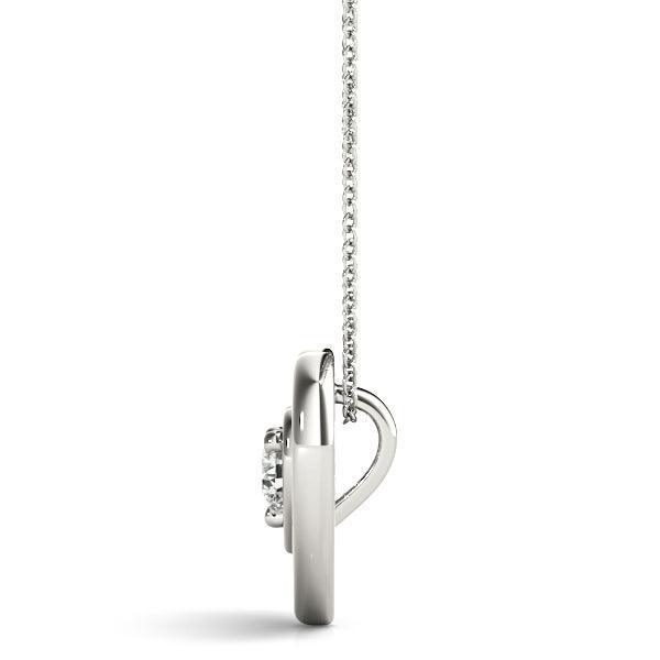 Amore Silver Pendant 1/2Ctw - Image 2