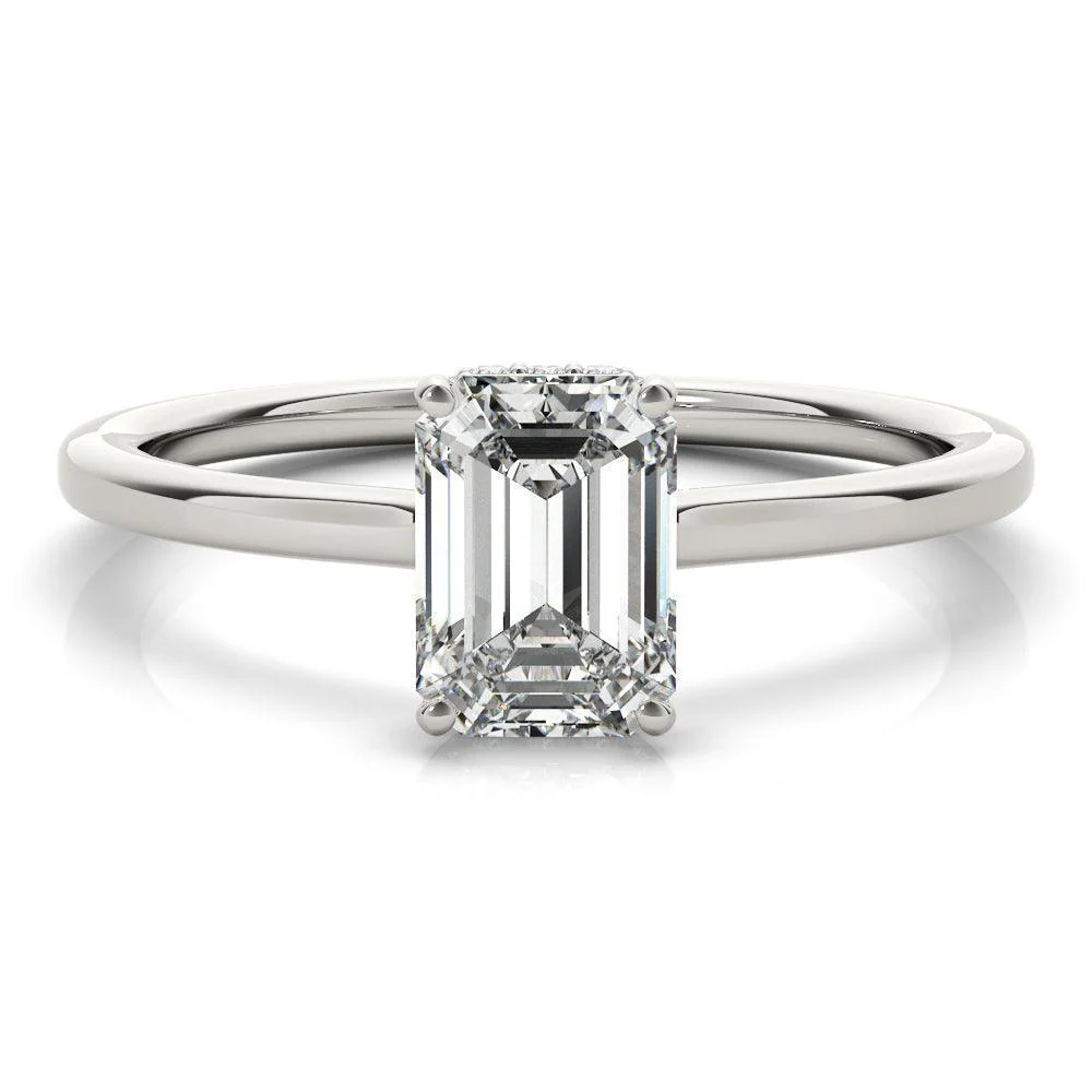 Christina Emerald Engagement Ring 1 1/4 Ct IGI Certified - Image 3