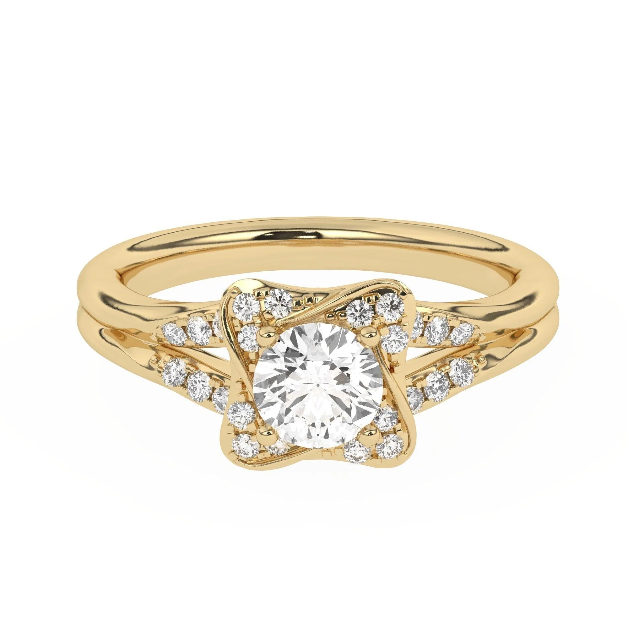 Daphne Halo Engagement Ring - Image 4