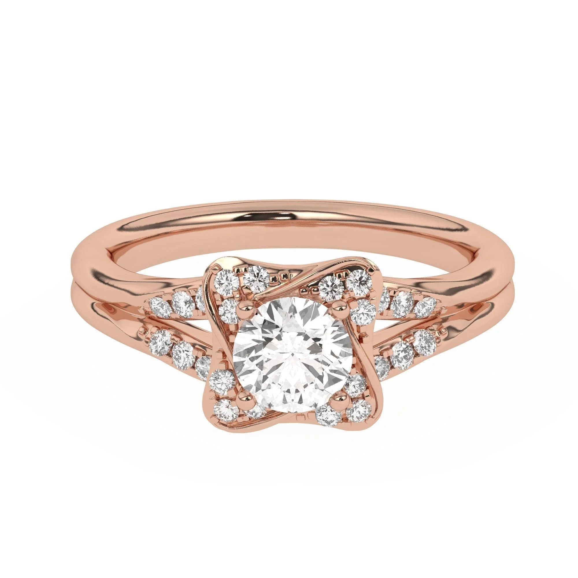 Daphne Halo Engagement Ring - Image 5