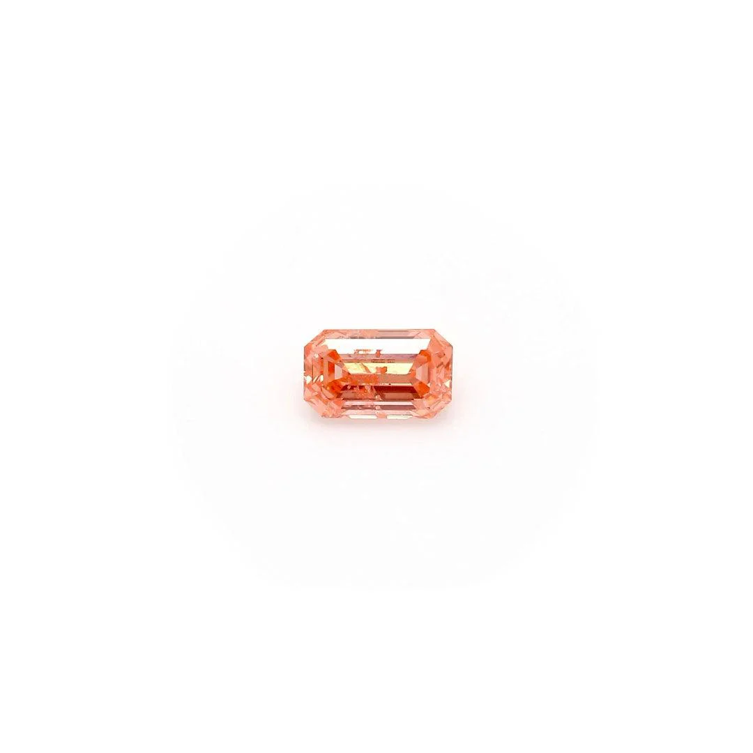 0.51Ct Intense Pink I1 IGI Certified Emerald Lab Grown Diamond