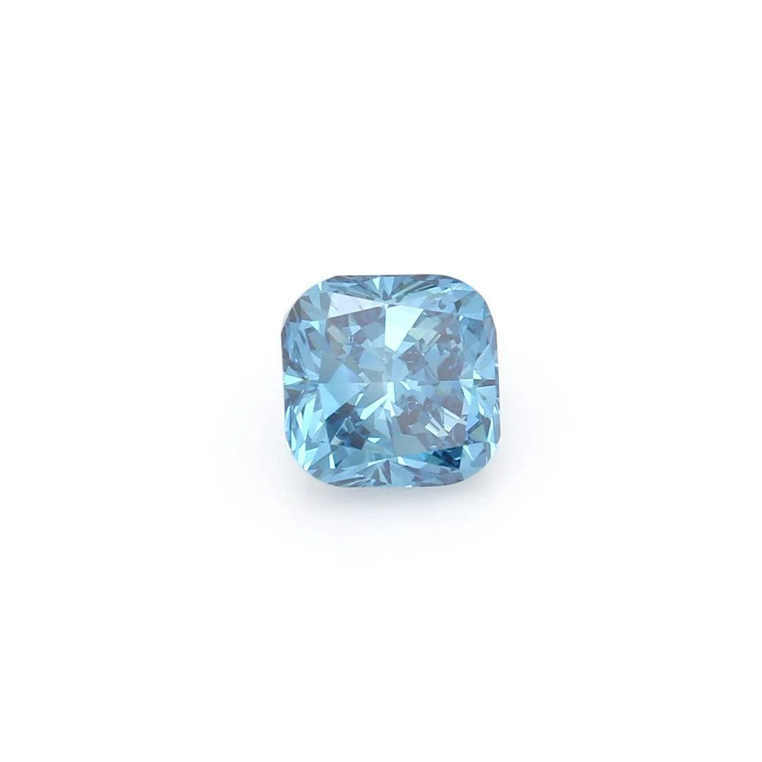 1.04Ct Dark Blue VS1 IGI Certified Cushion Lab Grown Diamond