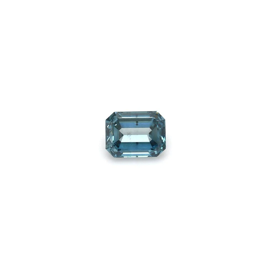 1.02Ct Deep Blue SI2 IGI Certified Emerald Lab Grown Diamond