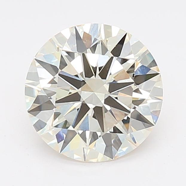 1.55Ct Very Light Yellow VS1 IGI Certified Round Lab Grown Diamond