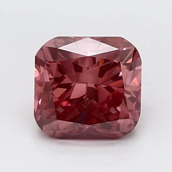 1.11Ct Deep Pink VS2 IGI Certified Cushion Lab Grown Diamond