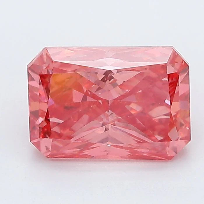 1.99Ct Vivid Pink SI1 IGI Certified Radiant Lab Grown Diamond
