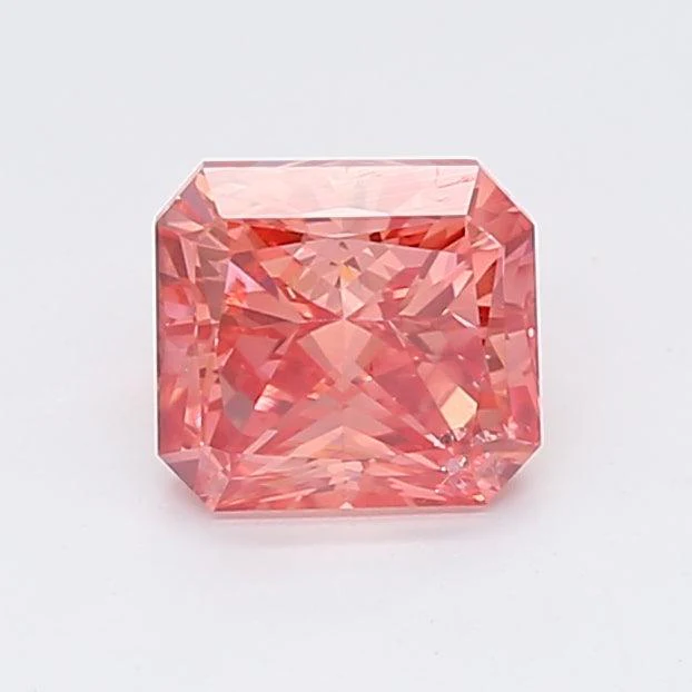 1.06Ct Deep Pink SI2 IGI Certified Cushion Lab Grown Diamond