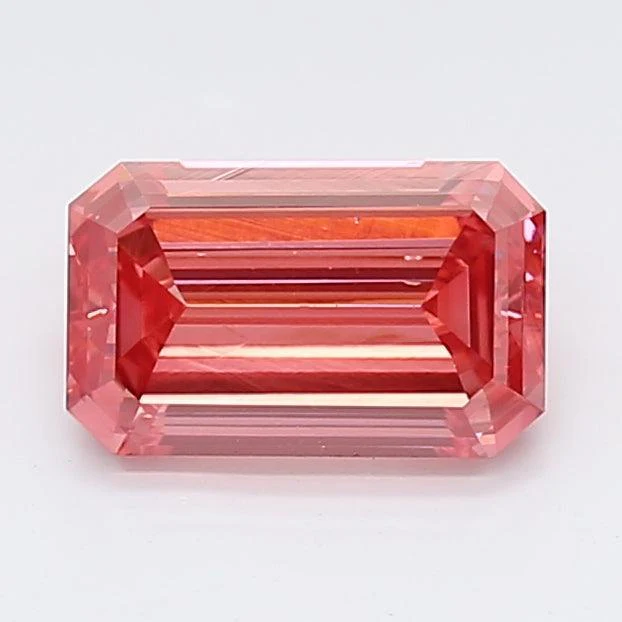 1.34Ct Deep Pink VS1 IGI Certified Emerald Lab Grown Diamond