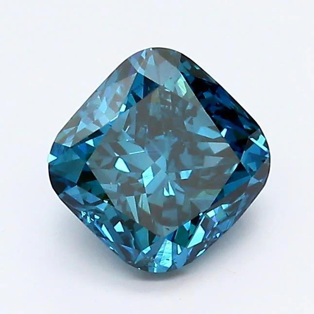 1.02Ct Dark Blue SI2 IGI Certified Cushion Lab Grown Diamond