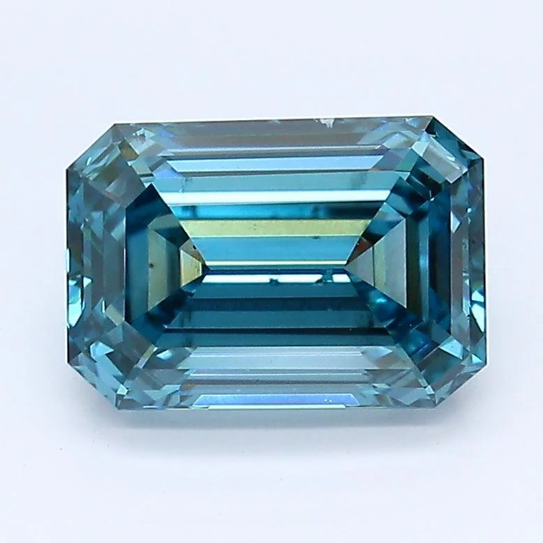 1.83Ct Dark Blue SI1 IGI Certified Emerald Lab Grown Diamond