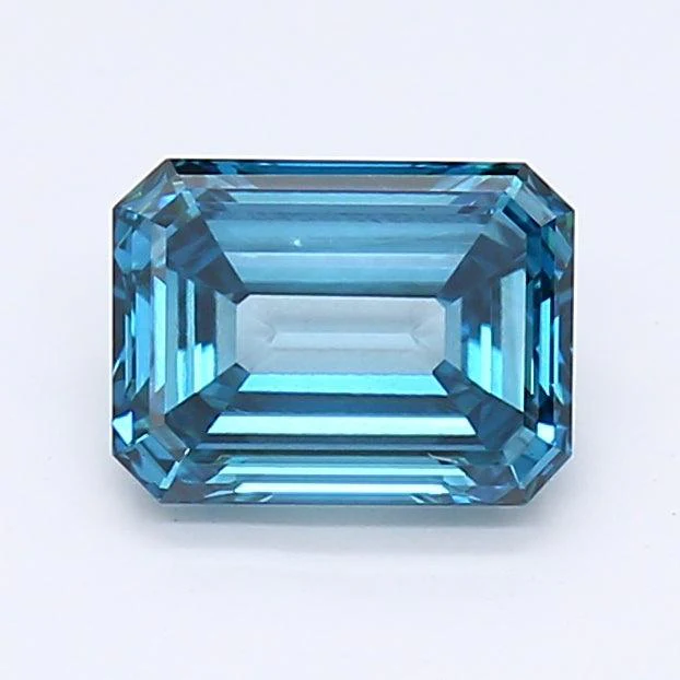 1.03Ct Dark Blue VVS2 IGI Certified Emerald Lab Grown Diamond