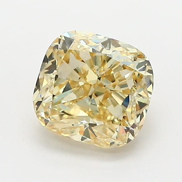 1.02Ct Intense Yellow VS1 IGI Certified Cushion Lab Grown Diamond