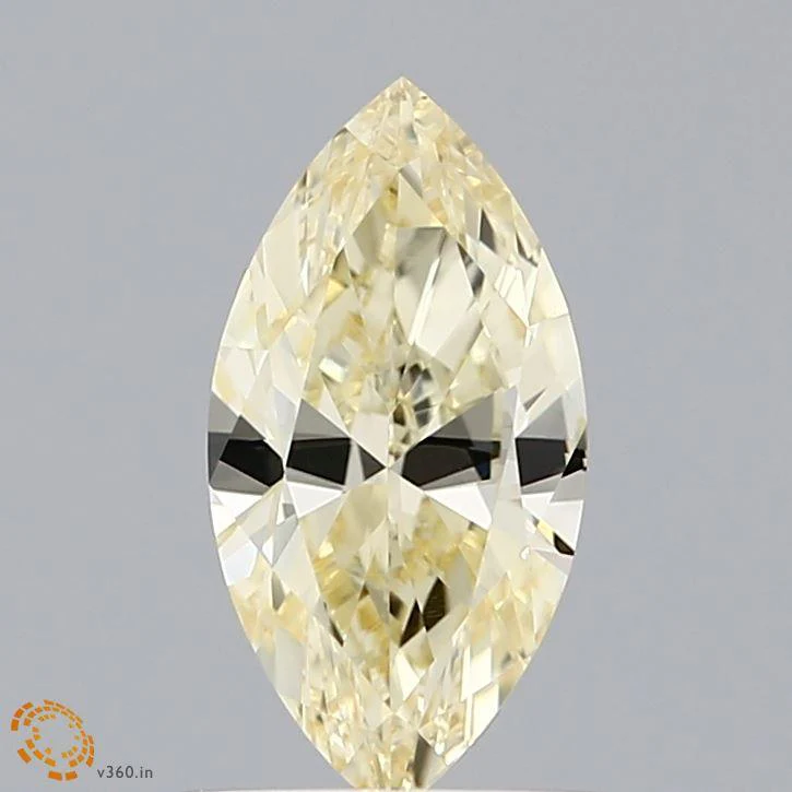 1.13Ct Fancy Yellow VVS2 IGI Certified Marquise Lab Grown Diamond