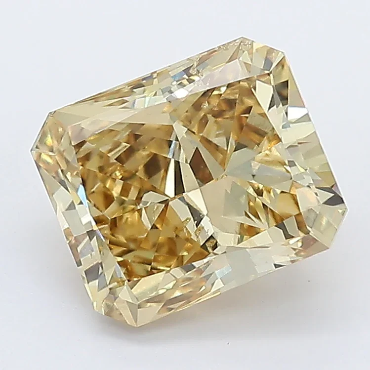 10.58Ct Vivid Yellow VVS2 IGI Certified Radiant Lab Grown Diamond