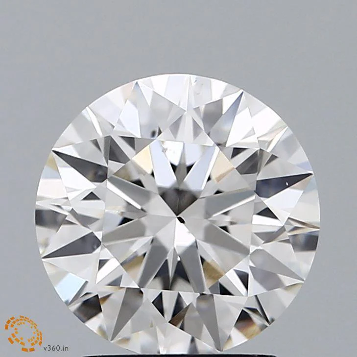 2.45Ct G SI1 IGI Certified Round Lab Grown Diamond