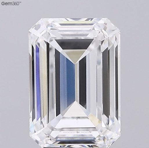 5.02Ct E VS1 IGI Certified Emerald Lab Grown Diamond