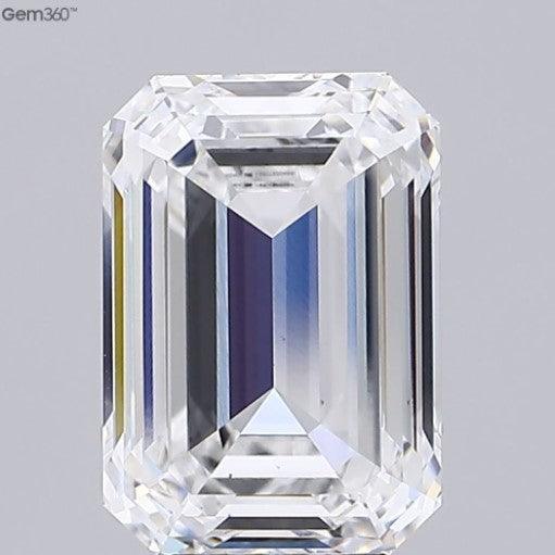5.01Ct E VS1 IGI Certified Emerald Lab Grown Diamond
