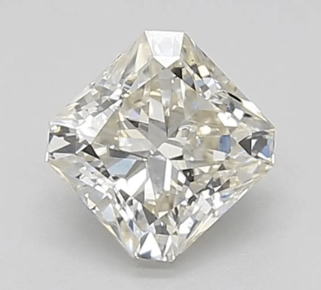 1.02Ct J SI1 IGI Certified Radiant Lab Grown Diamond