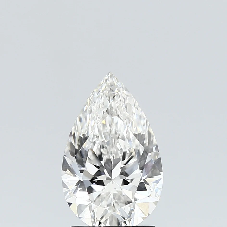 1.52Ct F VVS2 GIA Certified Pear Lab Grown Diamond