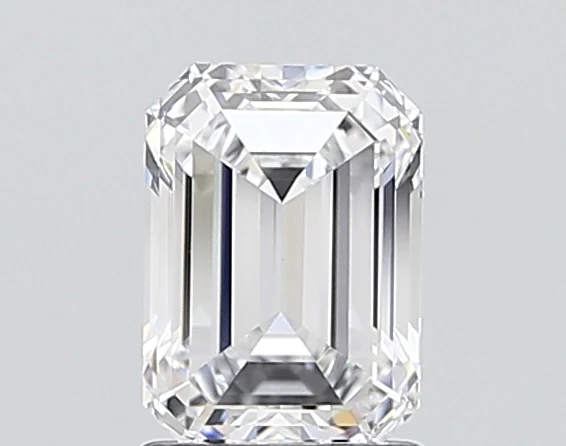 1.51Ct D VVS2 IGI Certified Emerald Lab Grown Diamond