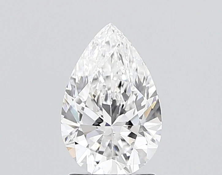 1.51Ct D VVS2 IGI Certified Pear Lab Grown Diamond
