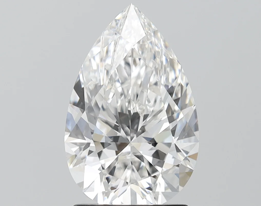 2.51Ct F VVS1 IGI Certified Pear Lab Grown Diamond