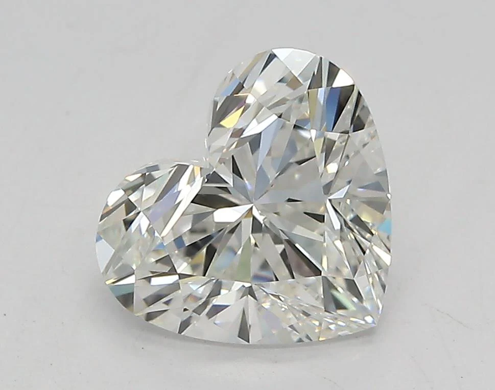 1.51Ct F VVS2 IGI Certified Heart Lab Grown Diamond