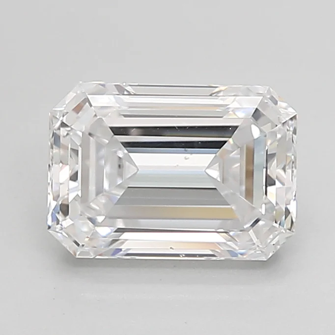 2.05Ct D VVS2 IGI Certified Emerald Lab Grown Diamond