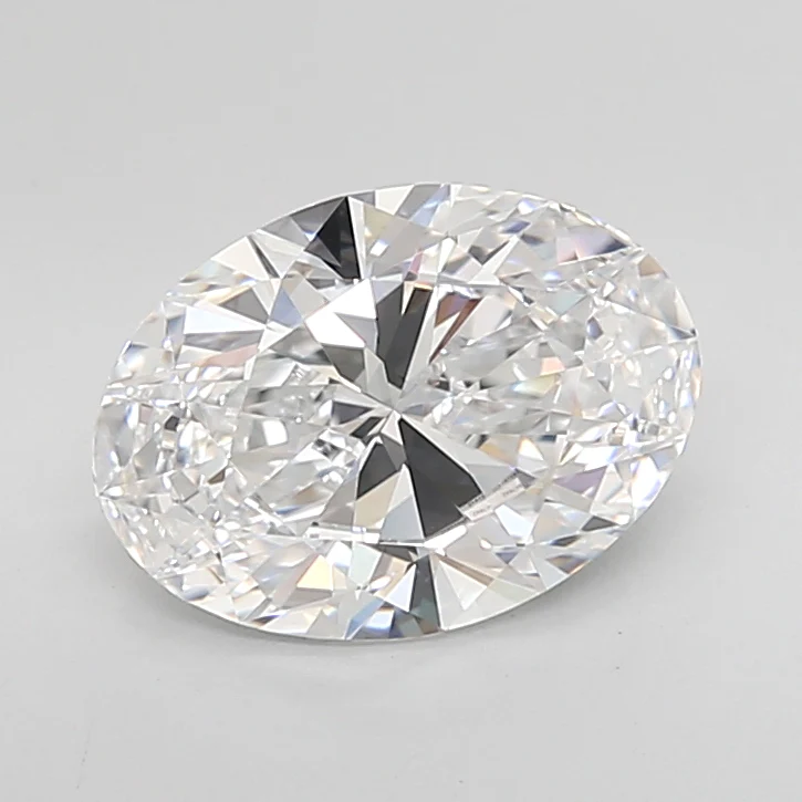 2.92Ct D VVS1 IGI Certified Oval Lab Grown Diamond