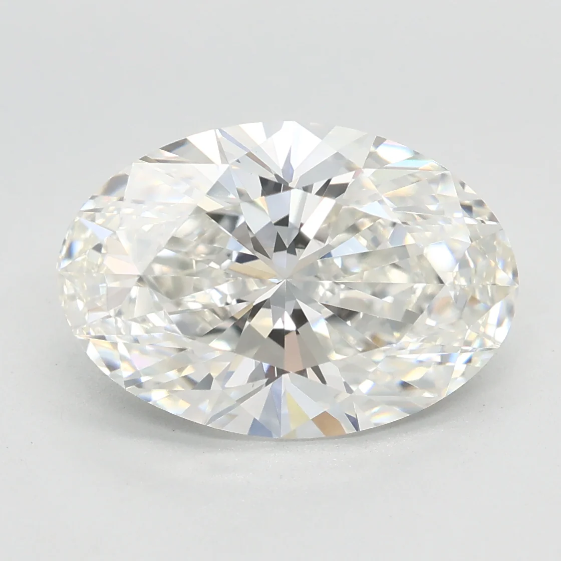 3.05Ct F VVS2 IGI Certified Oval Lab Grown Diamond