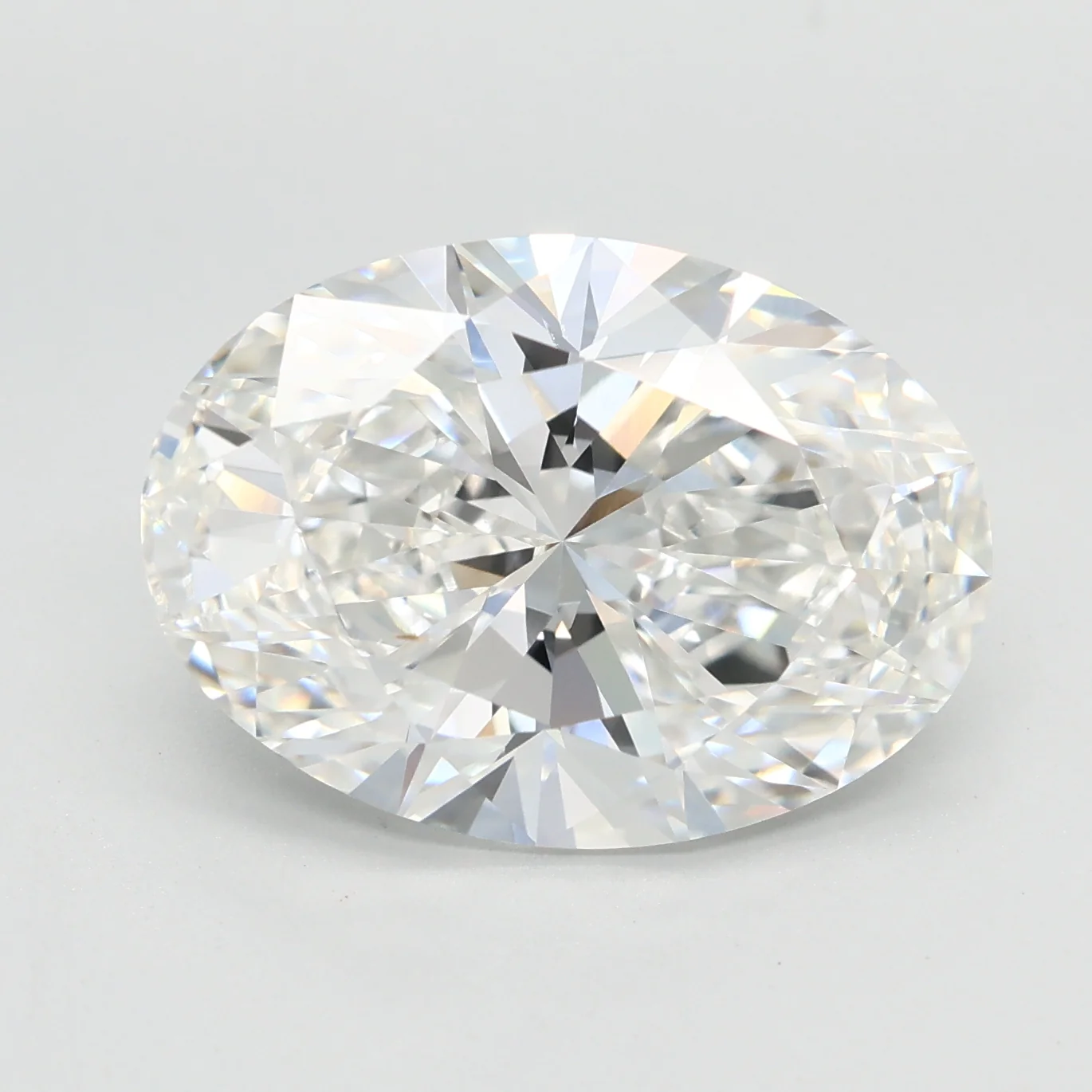 5.1Ct F VVS1 IGI Certified Oval Lab Grown Diamond