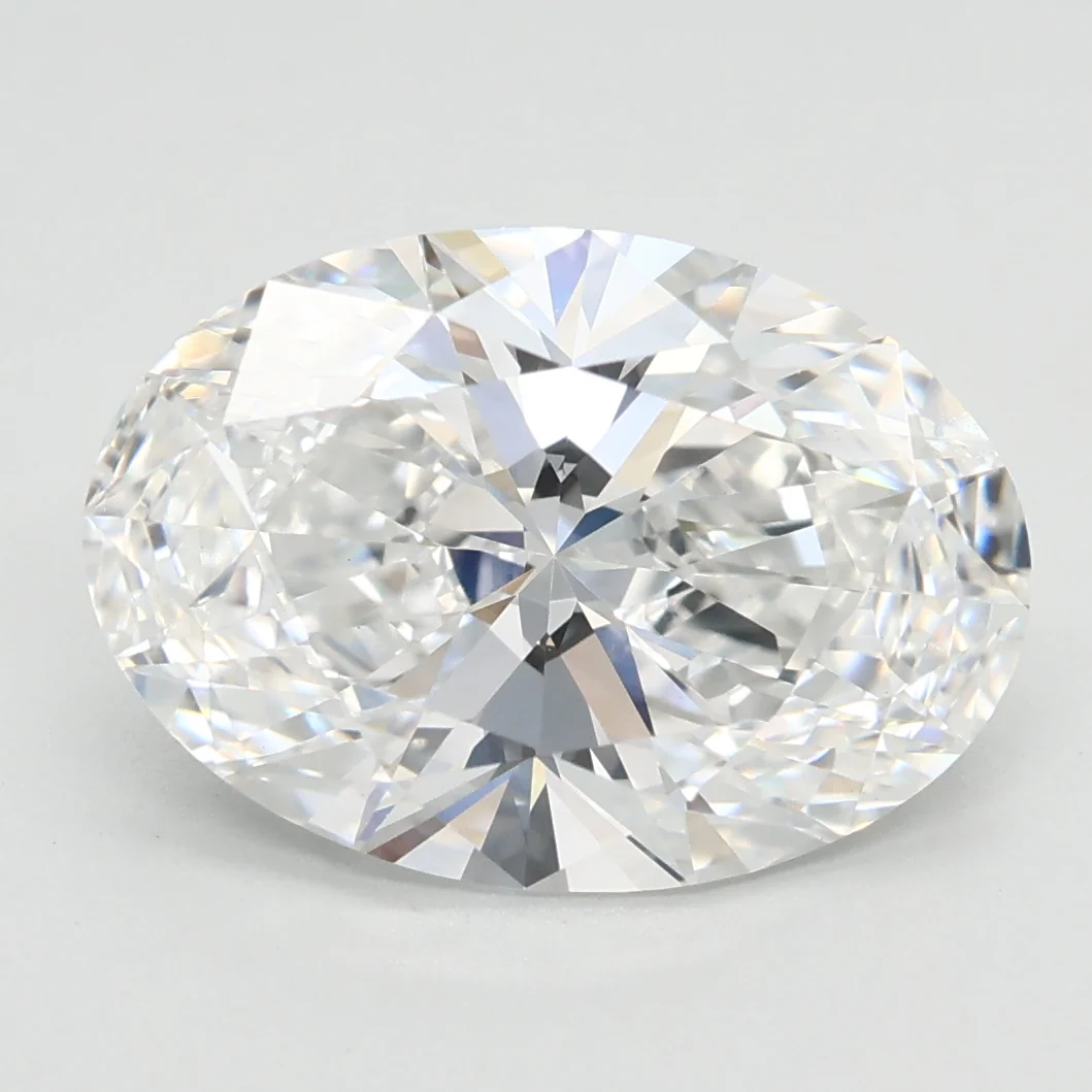 3.08Ct E VVS2 IGI Certified Oval Lab Grown Diamond