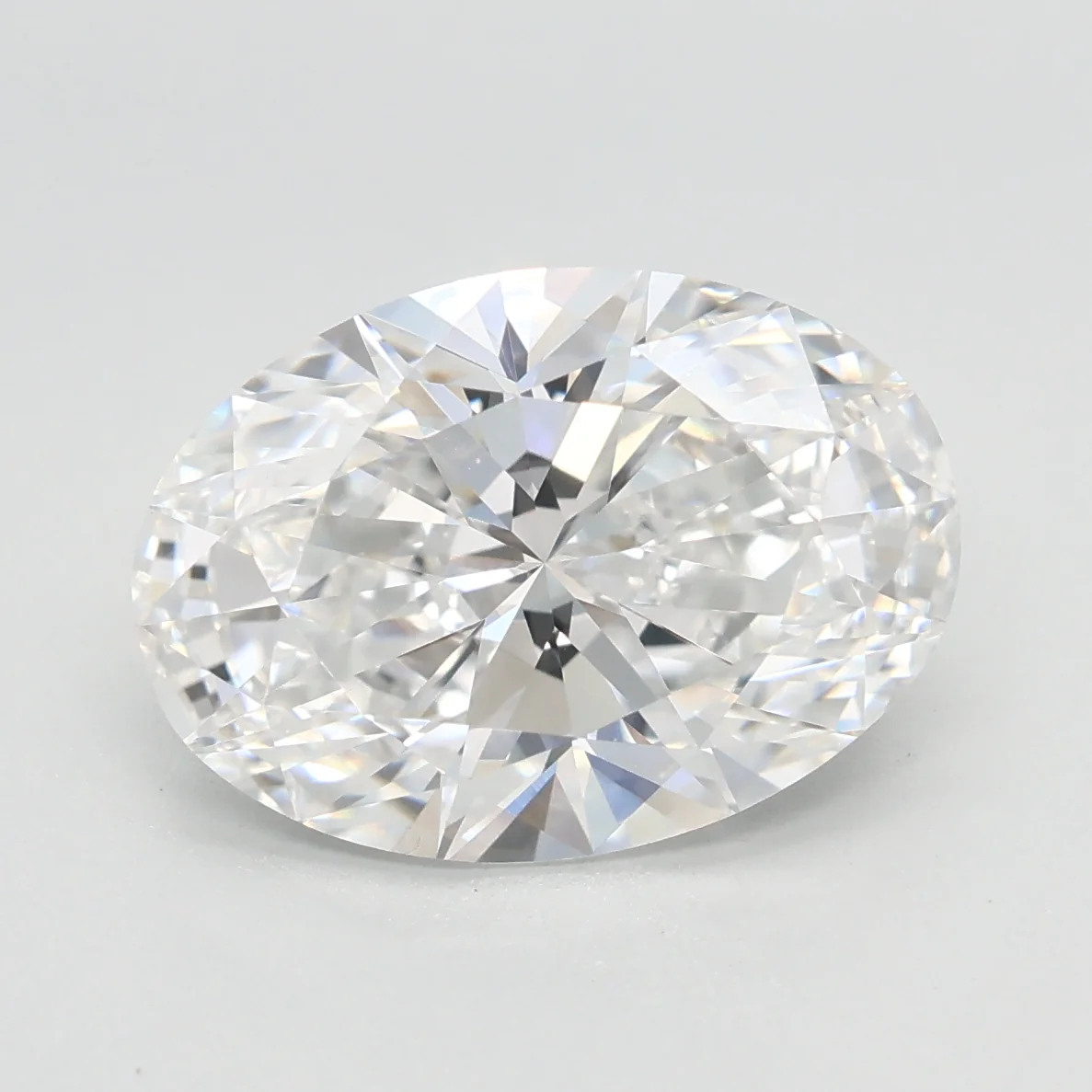 3.1Ct E VVS2 IGI Certified Oval Lab Grown Diamond