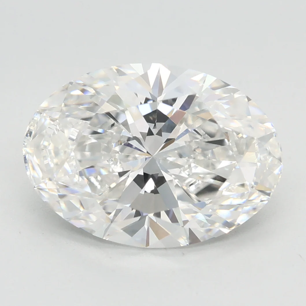 3.04Ct F VVS2 IGI Certified Oval Lab Grown Diamond
