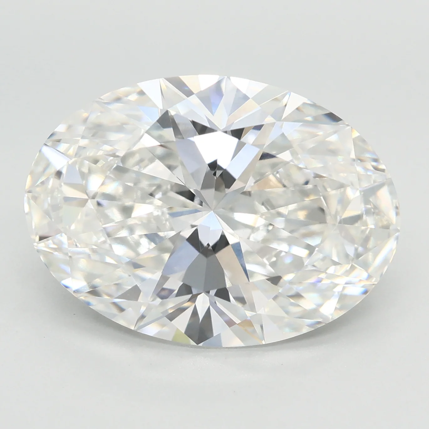 7.09Ct F VVS2 IGI Certified Oval Lab Grown Diamond
