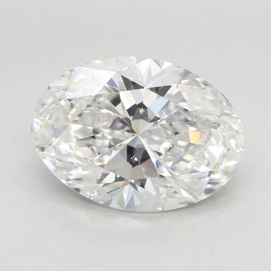 3.01Ct E VVS2 IGI Certified Oval Lab Grown Diamond