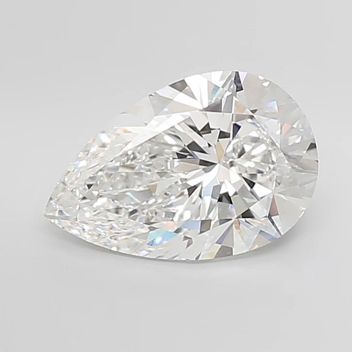 7.01Ct E VVS2 IGI Certified Pear Lab Grown Diamond