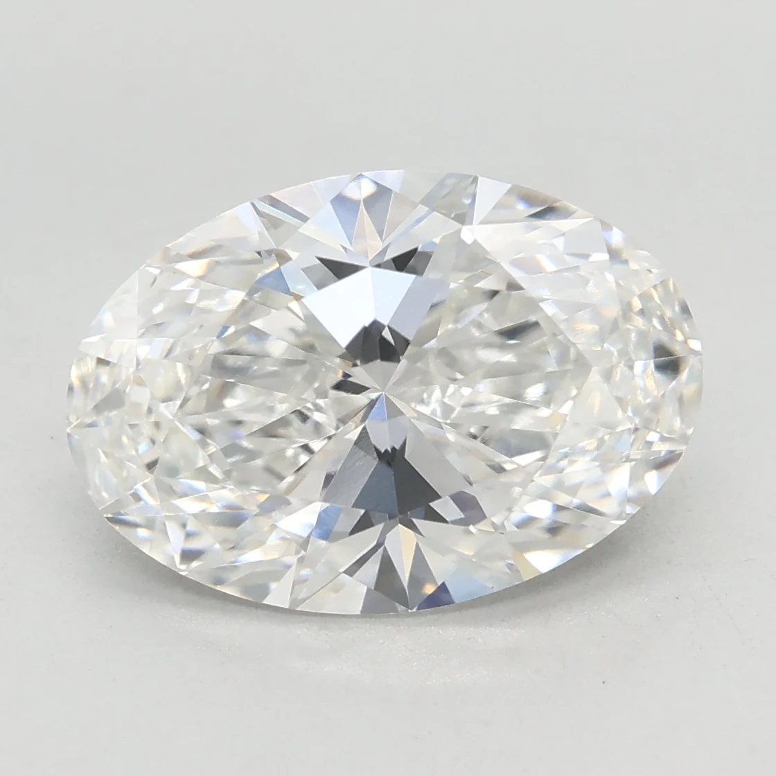 3.04Ct E VVS2 IGI Certified Oval Lab Grown Diamond