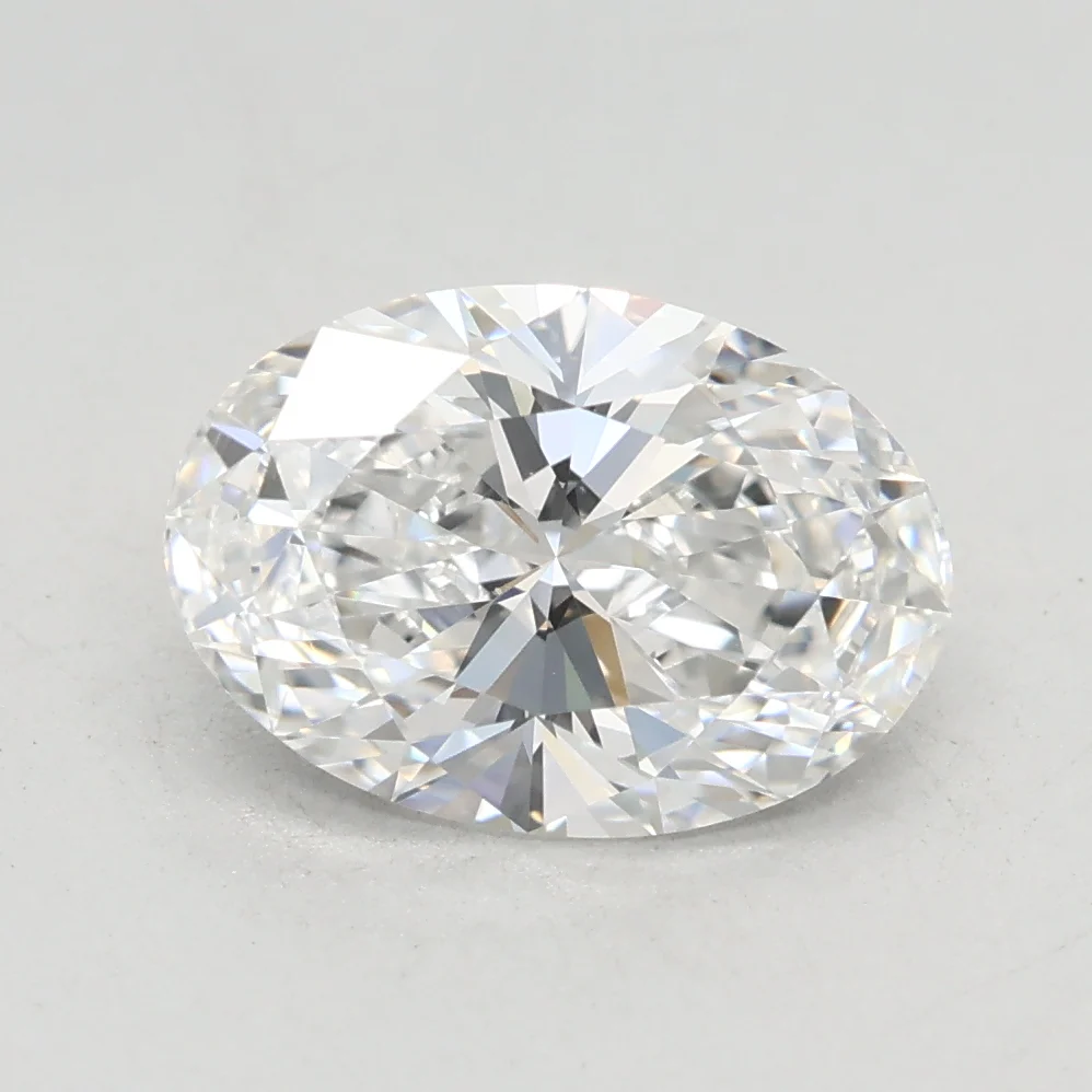 1.51Ct D VVS2 IGI Certified Oval Lab Grown Diamond