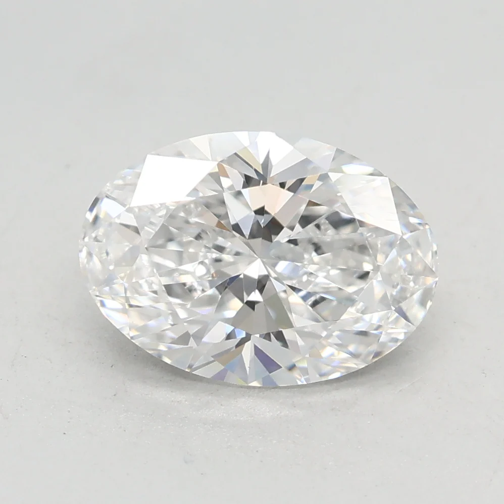 1.51Ct D VVS2 IGI Certified Oval Lab Grown Diamond