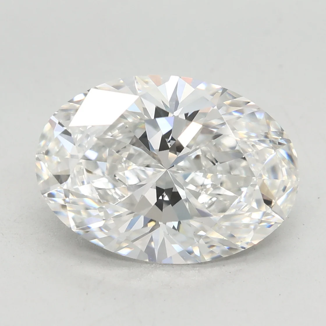 3.09Ct F VVS2 IGI Certified Oval Lab Grown Diamond
