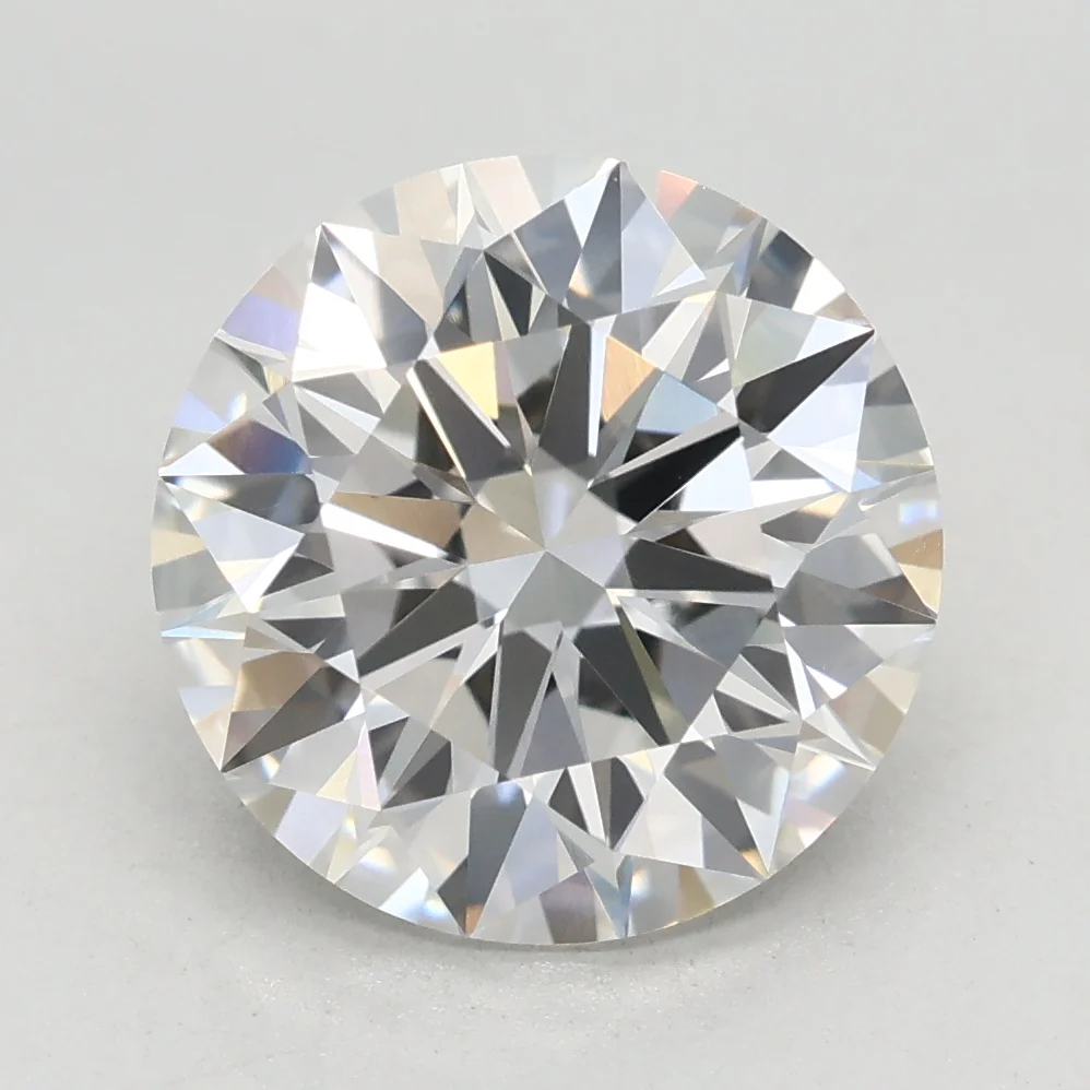3.09Ct F VVS2 IGI Certified Round Lab Grown Diamond