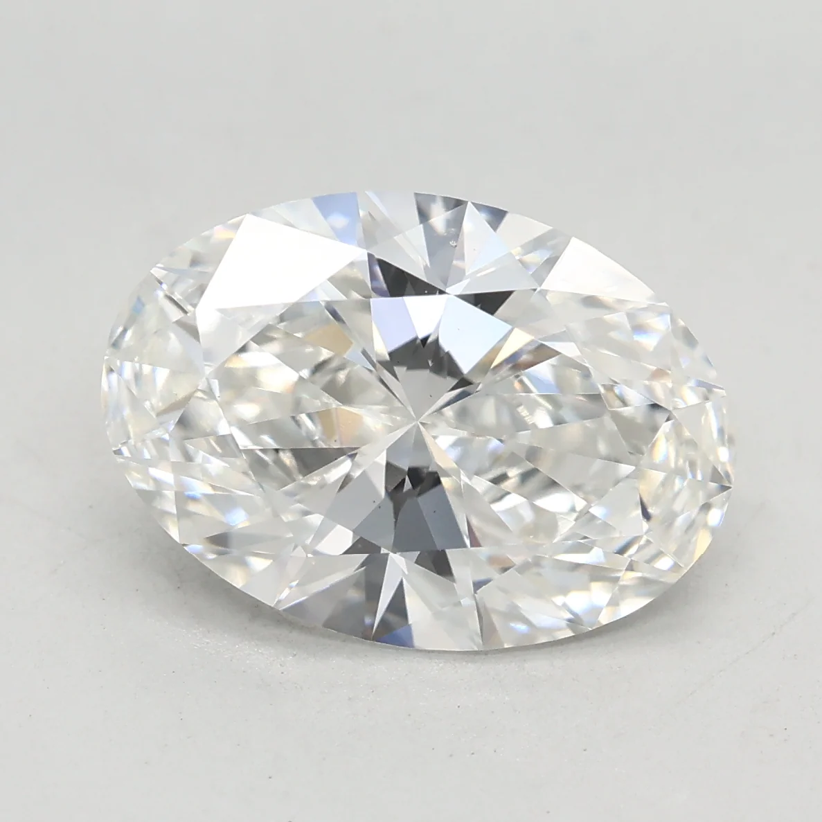 3.08Ct E VVS2 IGI Certified Oval Lab Grown Diamond