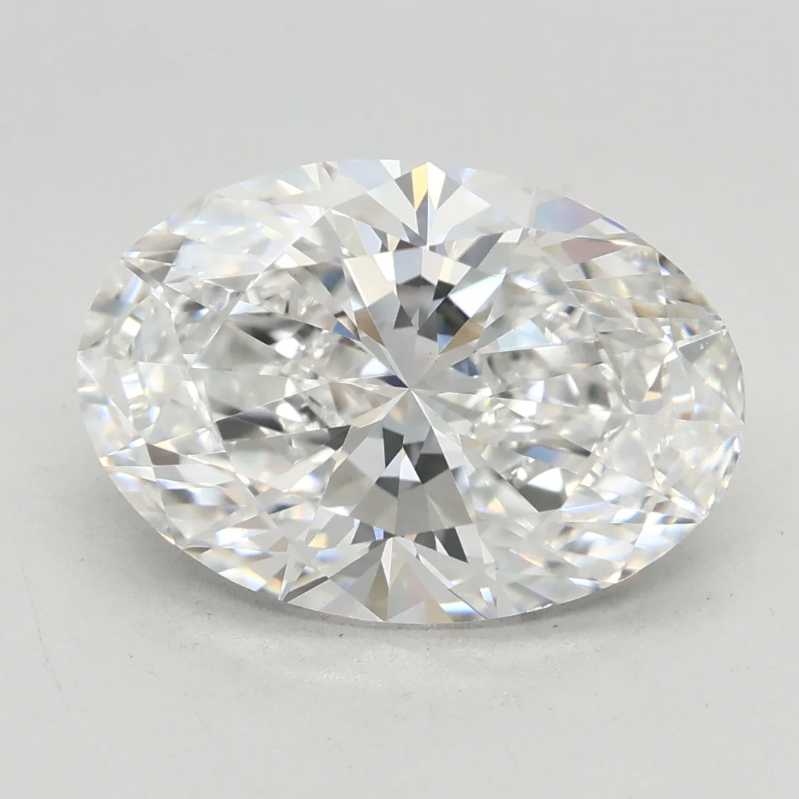 3.08Ct E VVS2 IGI Certified Oval Lab Grown Diamond