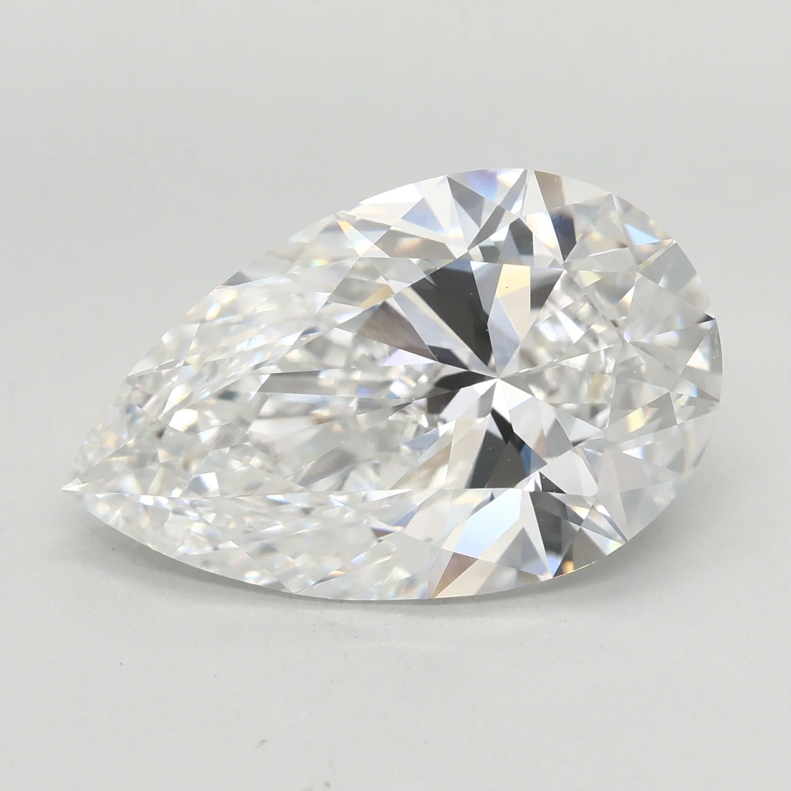 7.02Ct E VVS2 IGI Certified Pear Lab Grown Diamond