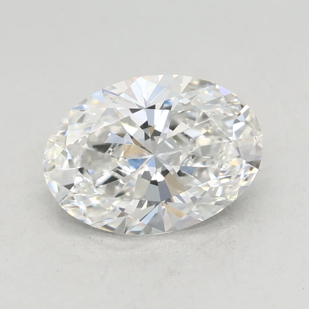 1.53Ct D VVS2 IGI Certified Oval Lab Grown Diamond