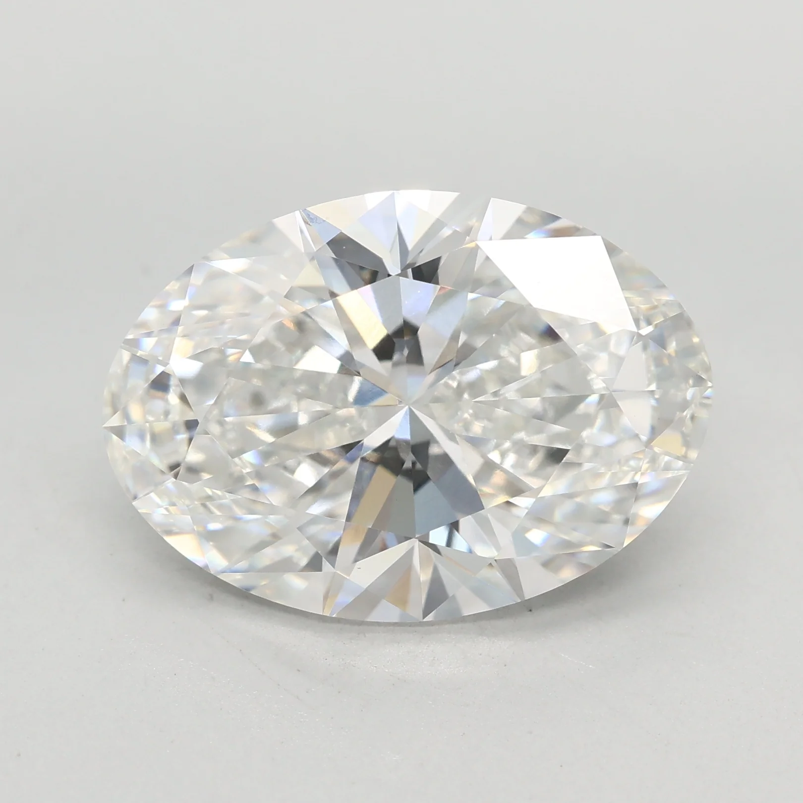 7.04Ct E VVS2 IGI Certified Oval Lab Grown Diamond